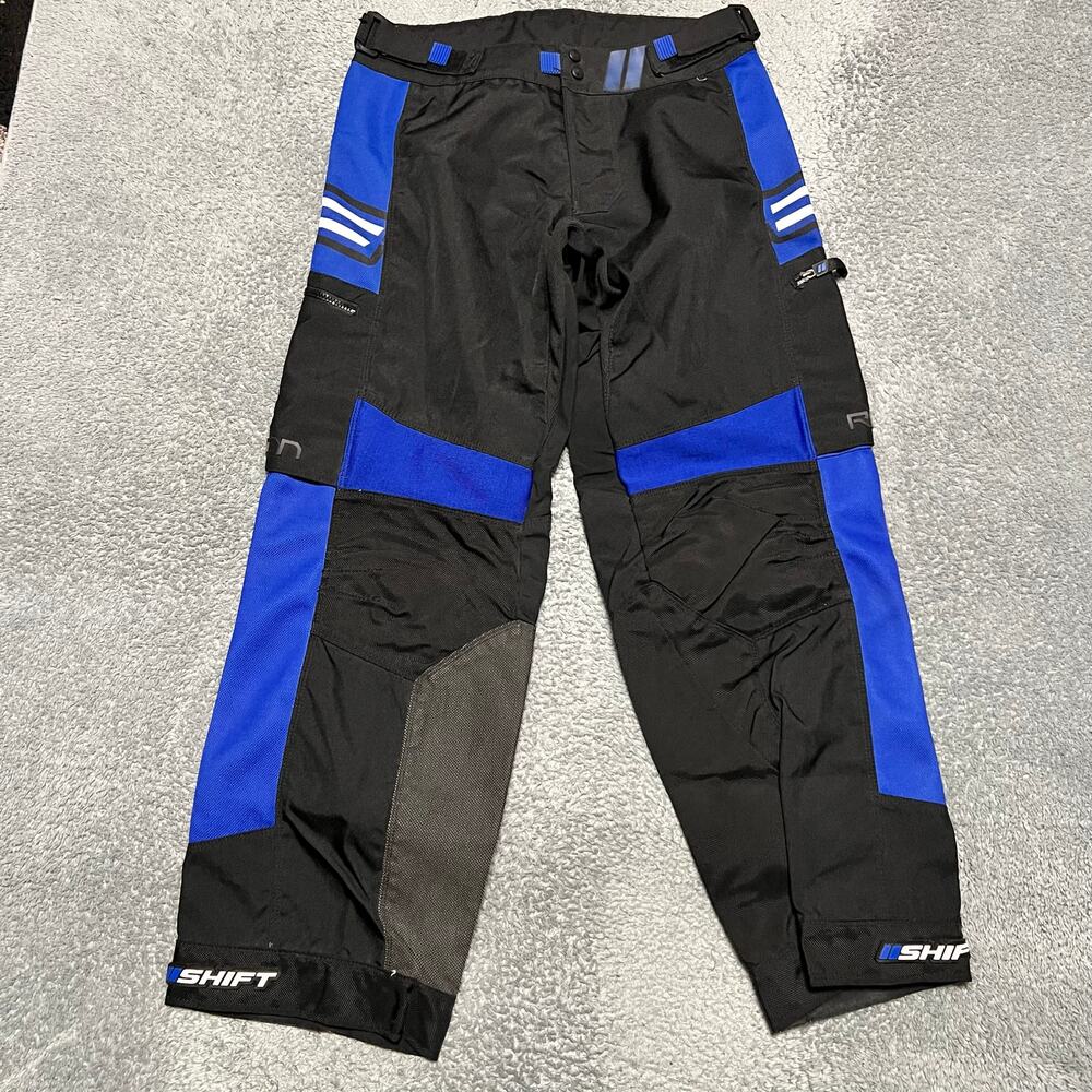 Shift Advantage Racing Pants Mens 32 Rincon Black Blue Motocross
